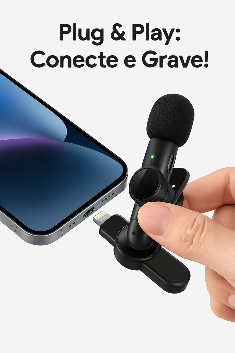 Microfone de Lapela - L6 Pro™